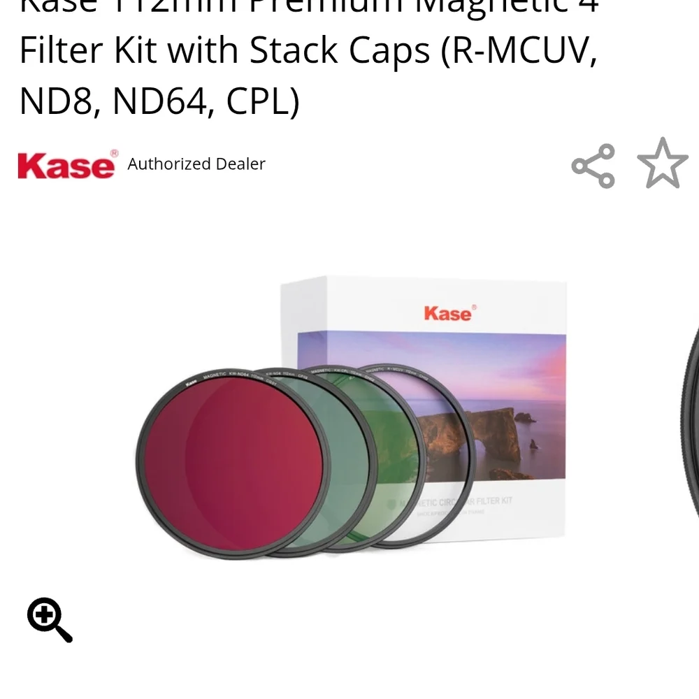 112mm Premium Magnetic Filter Kit - Black